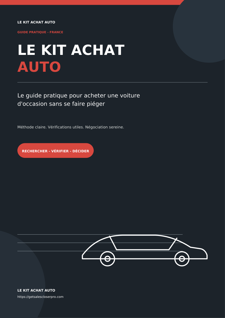 Couverture du guide Le Kit Achat Auto