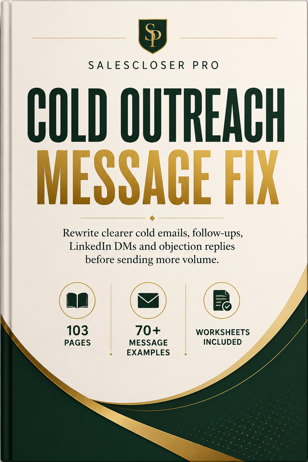 SalesCloserPro Cold Outreach Message Fix cover